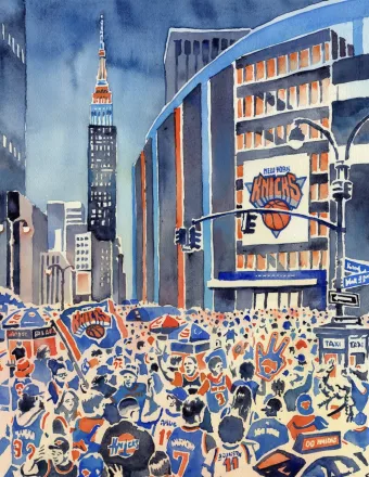 Artist Accuses TikTok Star Devon Rodriguez of Copying His Knicks Artwork