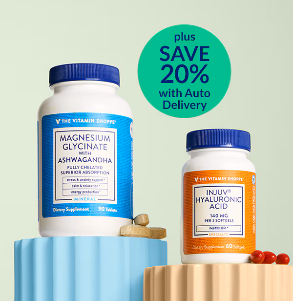 plus SAVE 20% with Auto Delivery. Magnesium Glycinate And Injuv Hyaluronic Acid items. Shop for these products