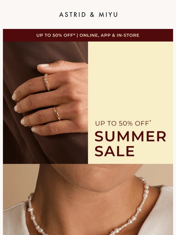 Have you shopped our Summer Sale?