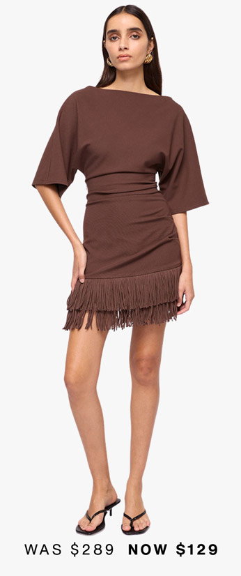 Carmen Fringe Mini Dress