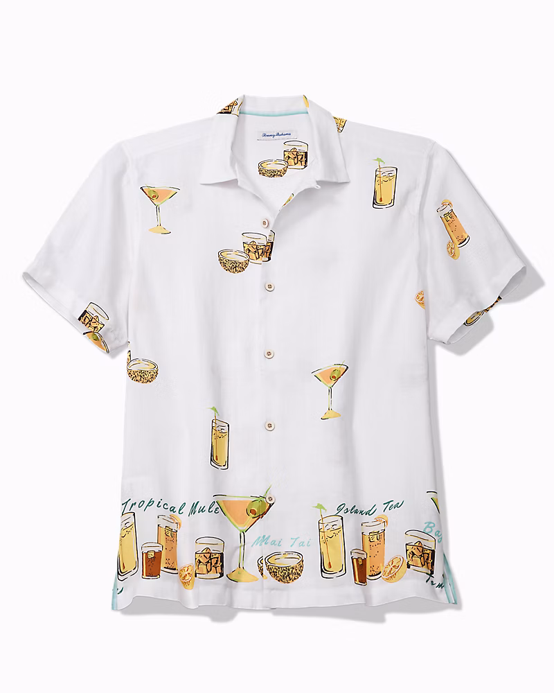 Image of Tommy Bahama Mixers Linen Camp Shirt