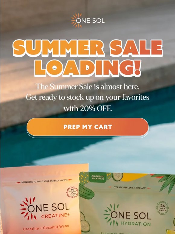 Summer Sale is Almost Here! 🛍️🛒