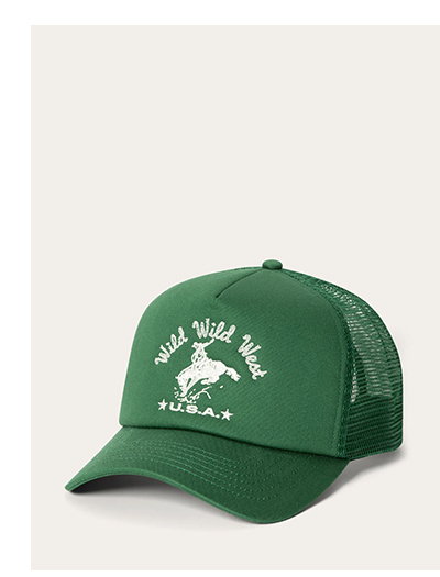 wild west trucker hat