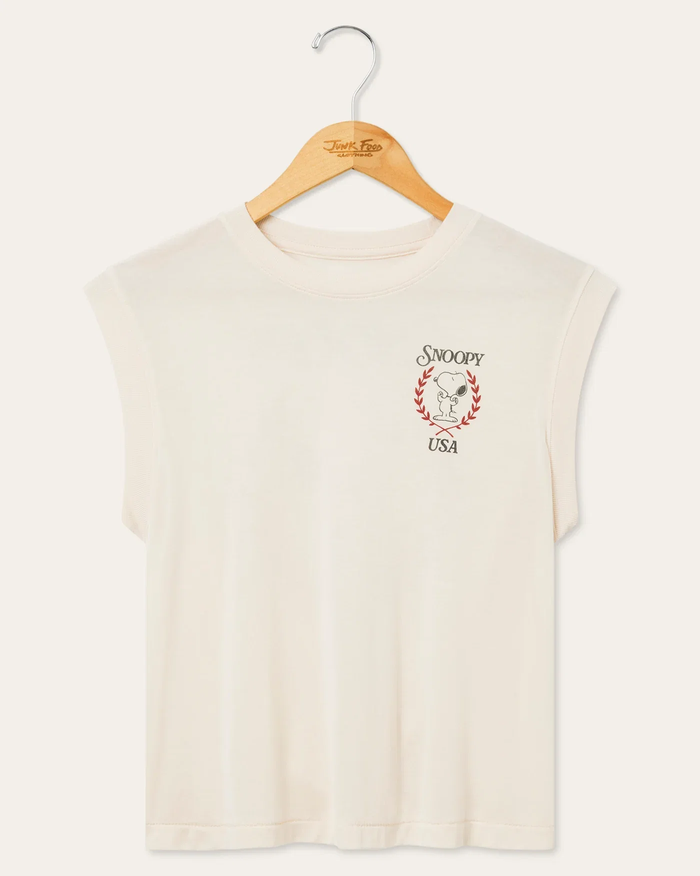 Image of Women's Snoopy USA Vintage Tissue Tank