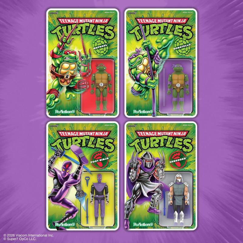 Teenage Mutant Ninja Turtles ReAction+ Wave 01