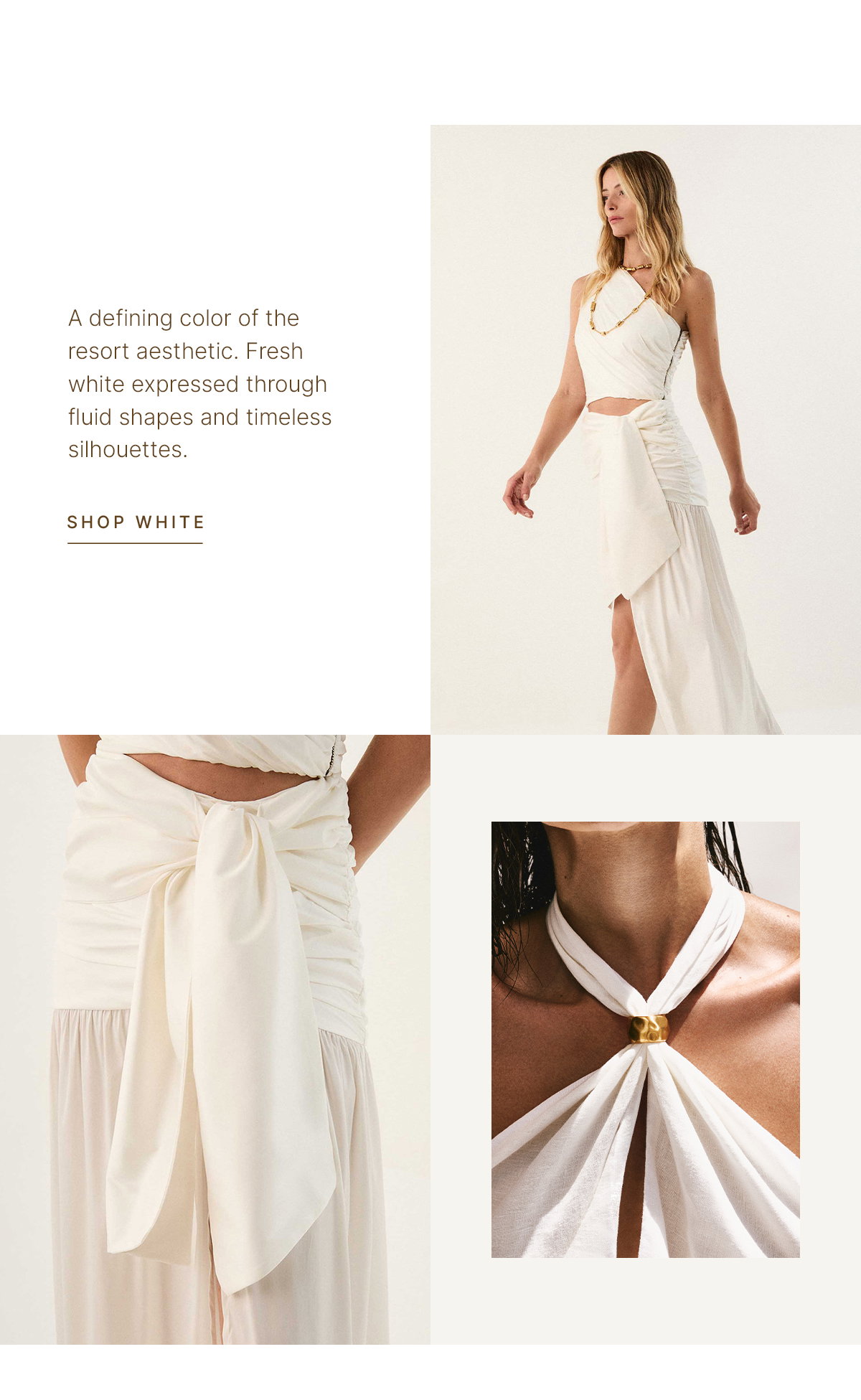 White Resort Wear Collection