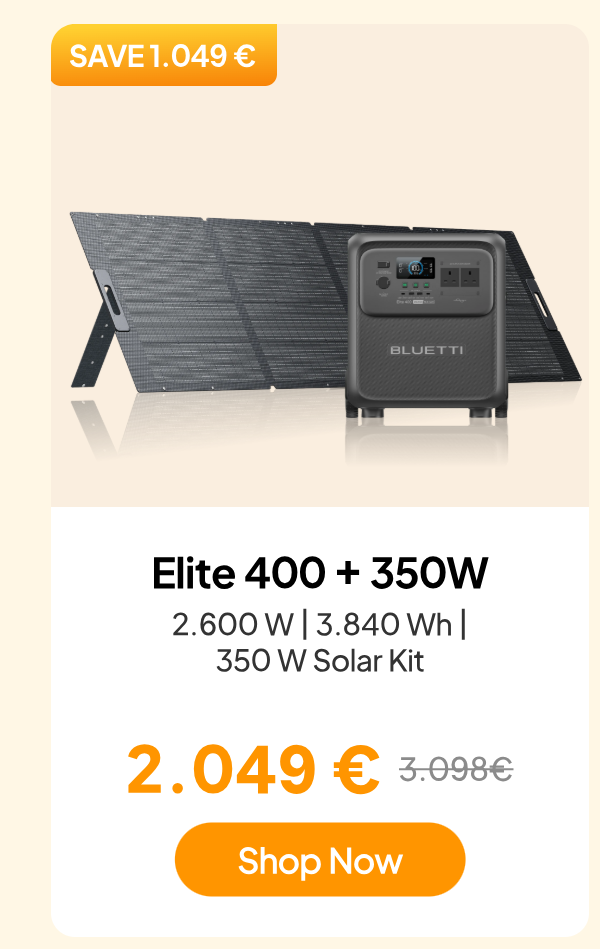 BLUETTI Elite 400+350W