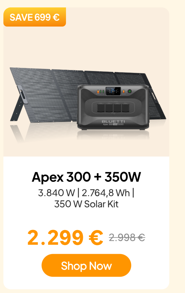 BLUETTI Apex 300+350W