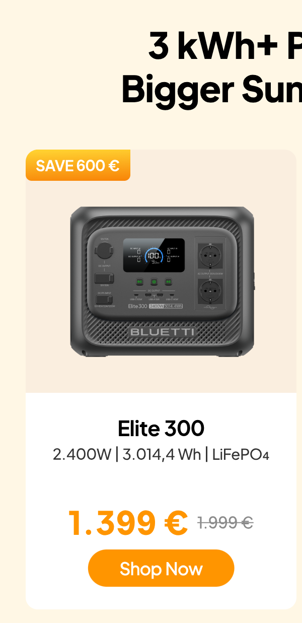 BLUETTI Elite 300