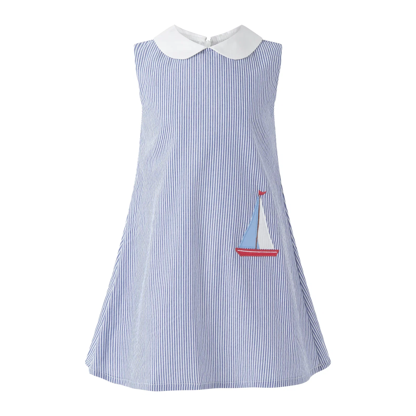 Sailboat Applique Shift Dress