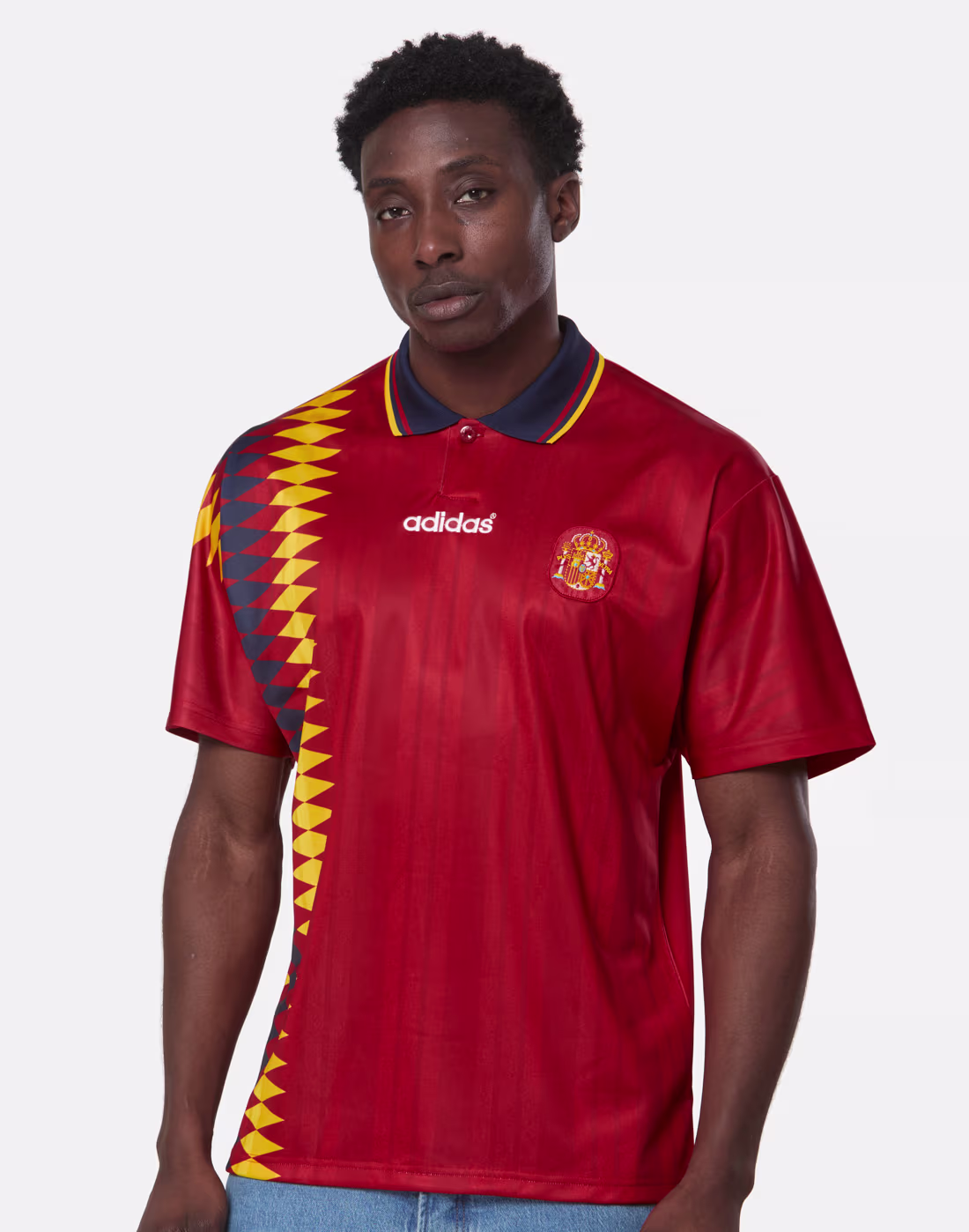 adidas Adults Spain Home Jersey 1994