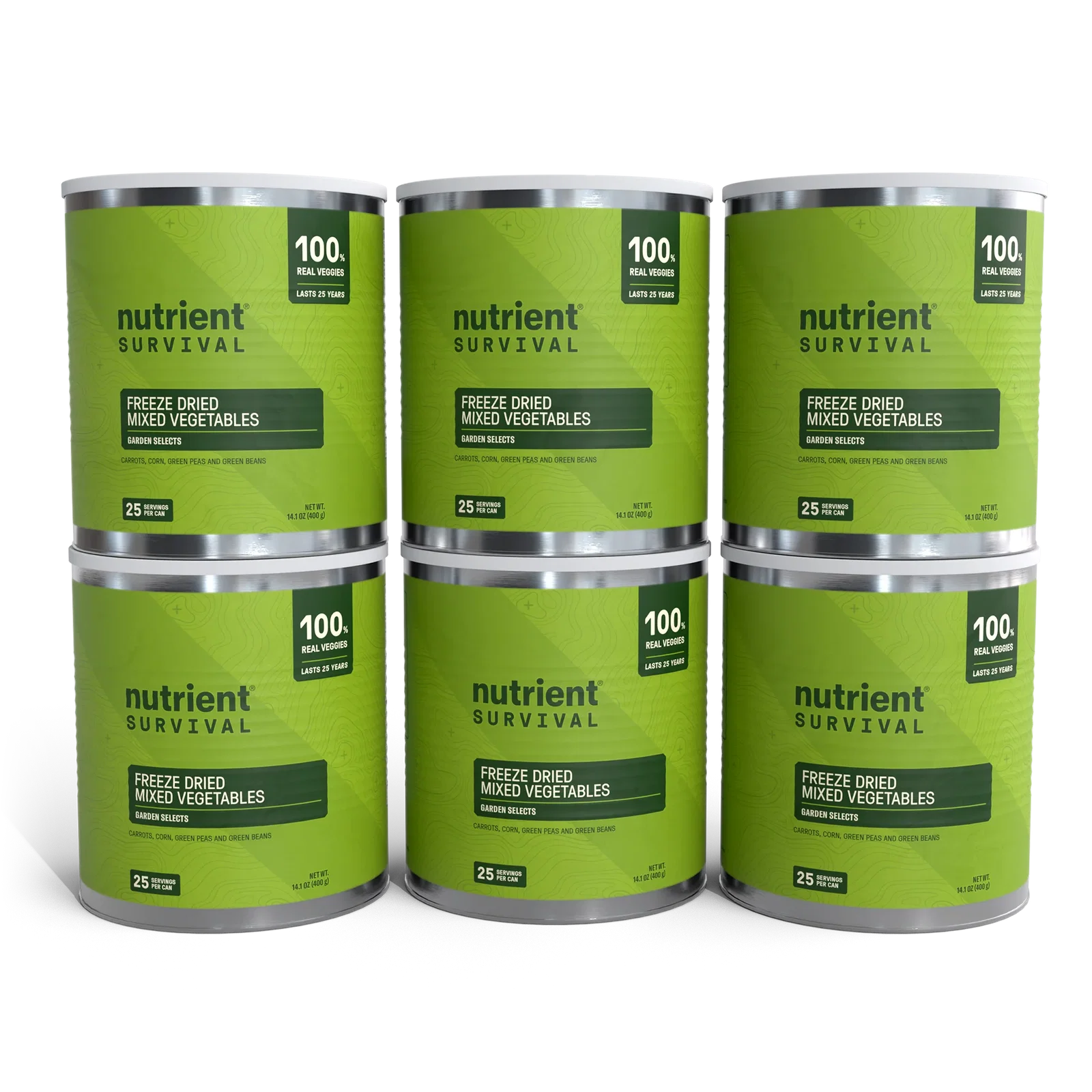Image of Freeze Dried Mixed Vegetables Club Case