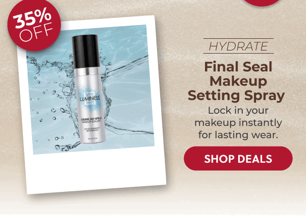 FINAL SEAL MAKEUP SETTING SPRAY: Lock in your makeup instantly for lasting wear.