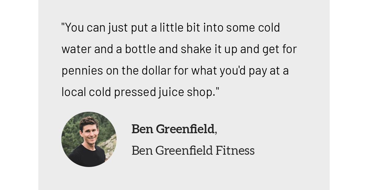 Review from - Ben Greenfield, Ben Greenfield Fitness