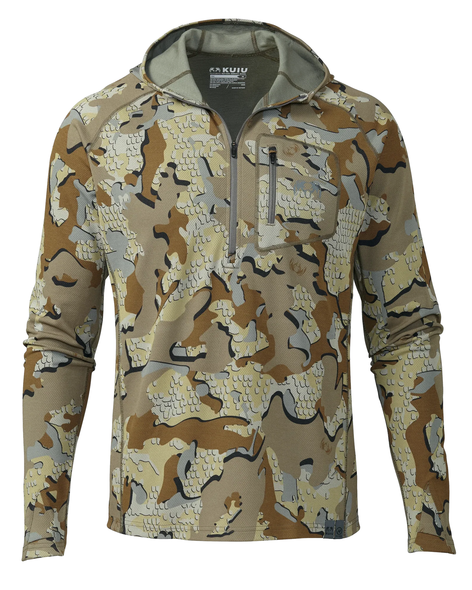 Image of PRO Merino 200 Zip-T Hoodie