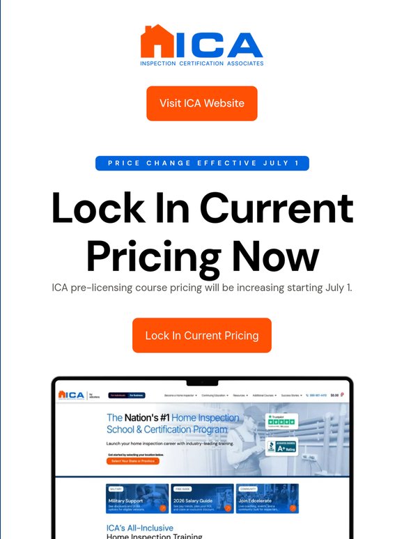 Enroll Today to Lock In Current Pricing!