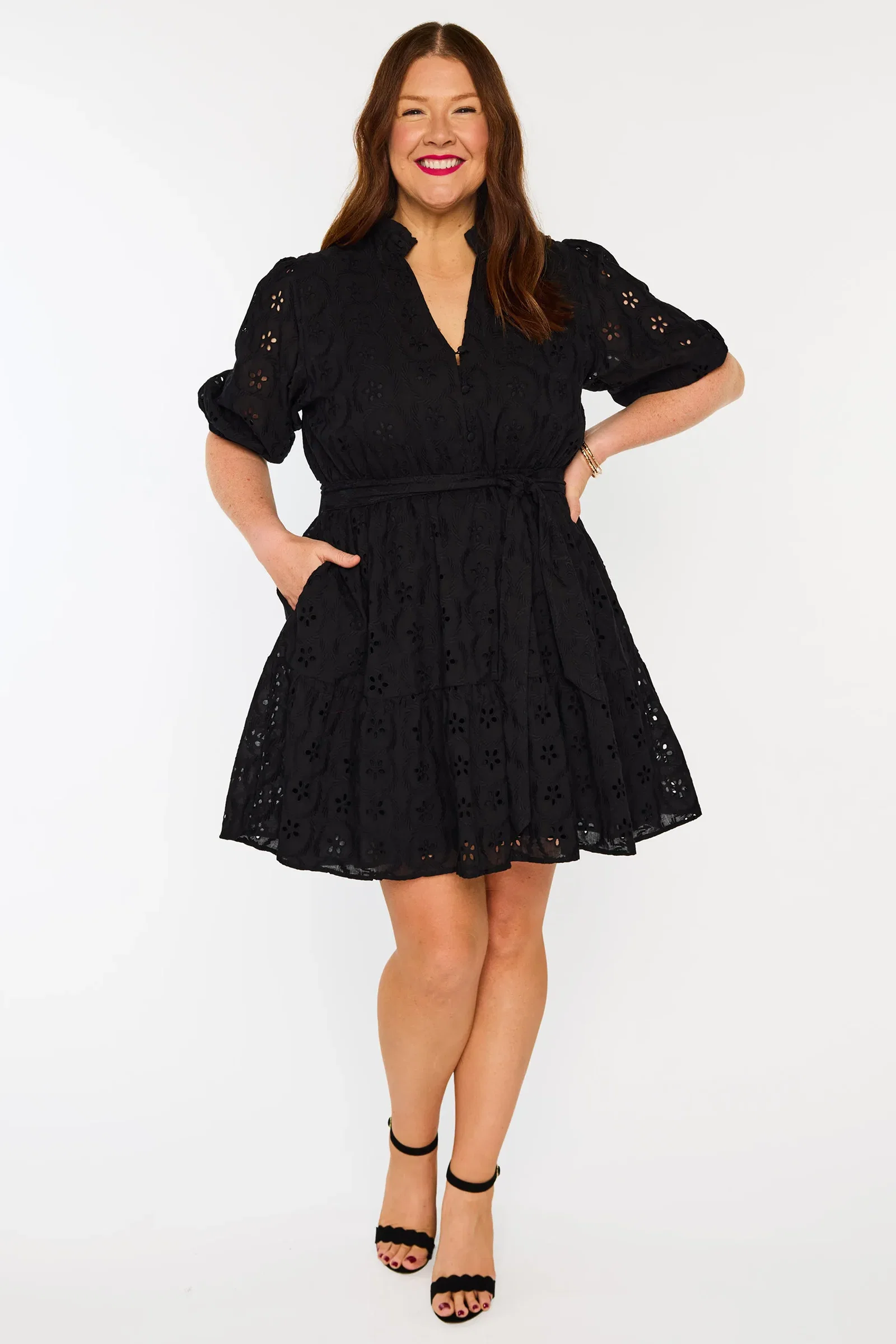 Image of Shona Black Dress