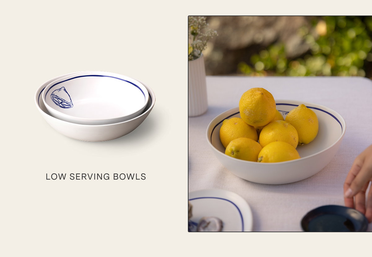 Low Serving Bowls