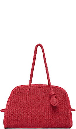 Red 'The raffia Turismo' Tote - JACQUEMUS