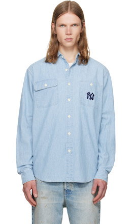 Blue MLB Edition Yankees Work Shirt - Polo Ralph Lauren