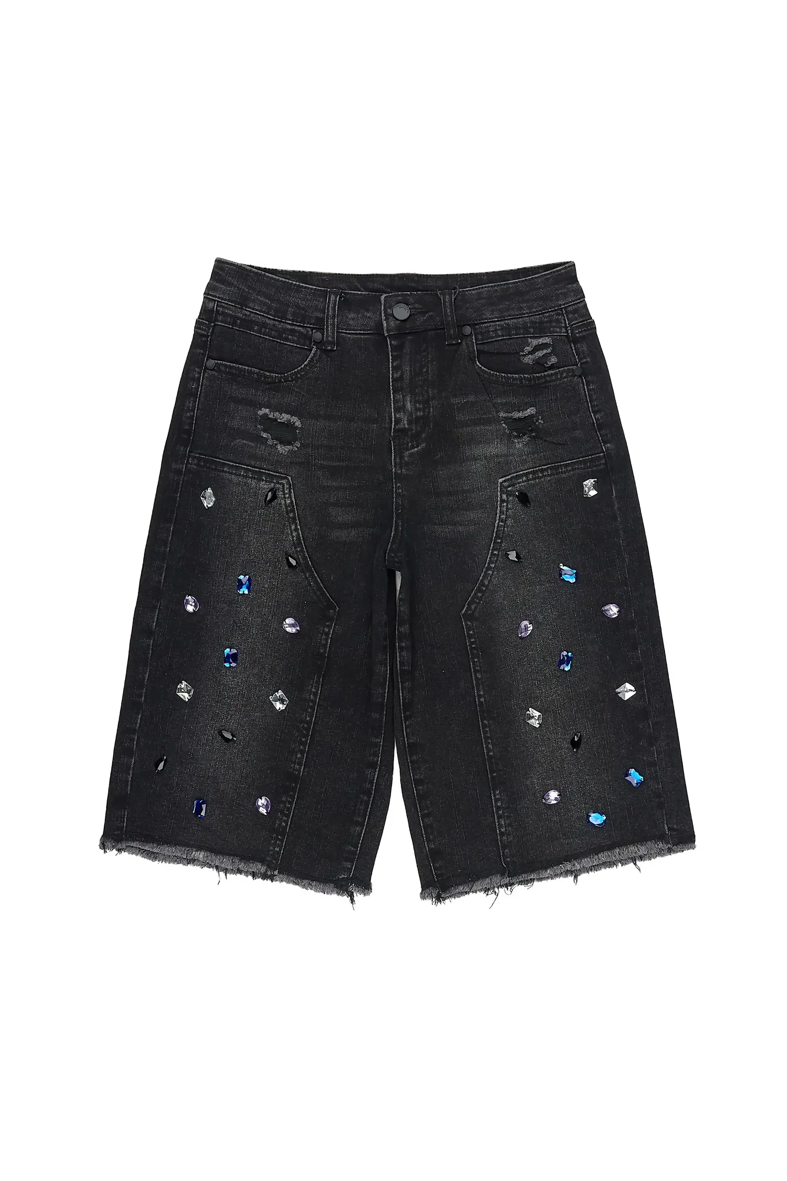 Image of Boys Allex Black Baggy Jort