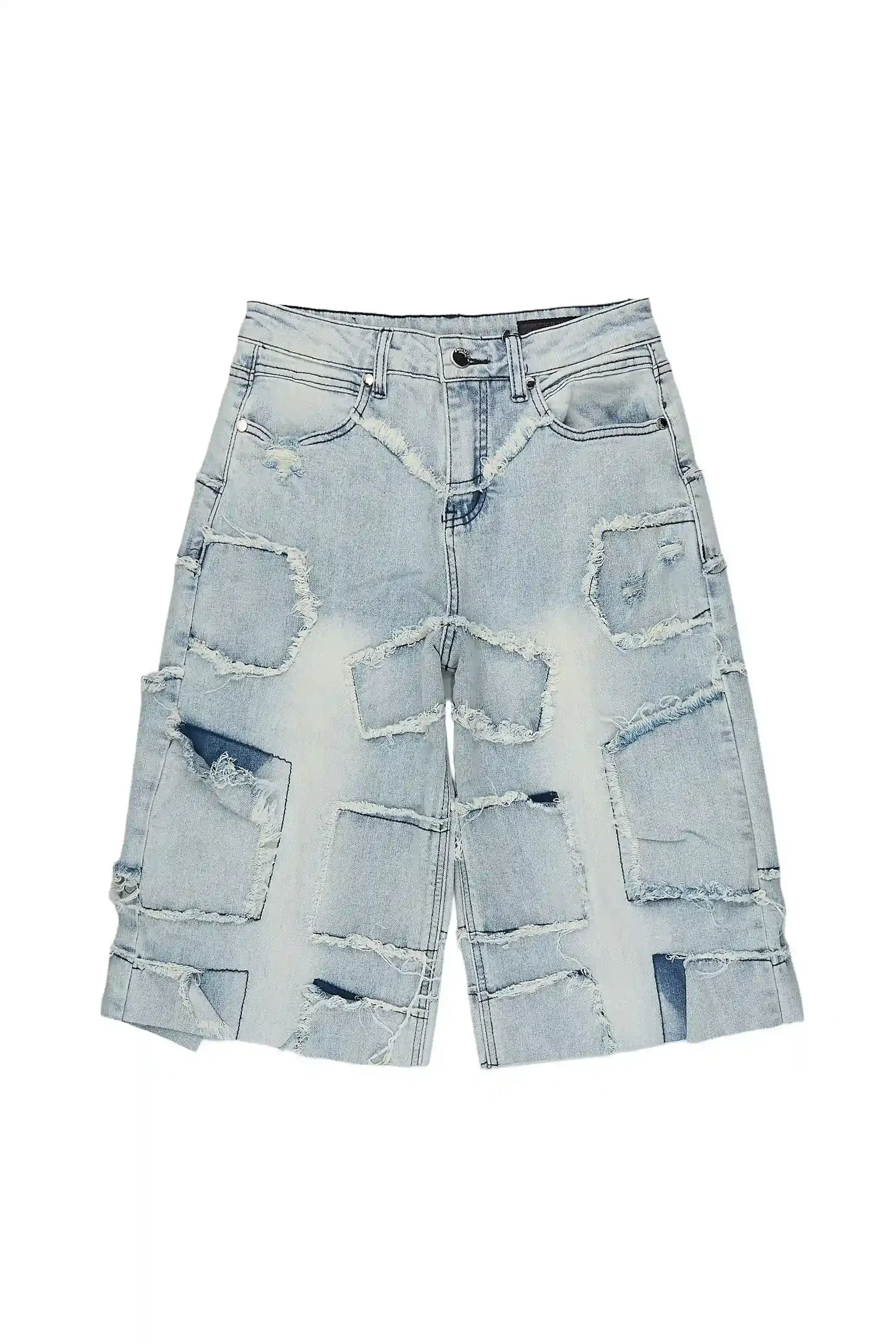 Image of Boys Jacomus Blue Denim Jort