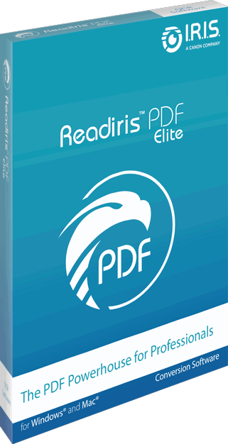 Readiris PDF in action