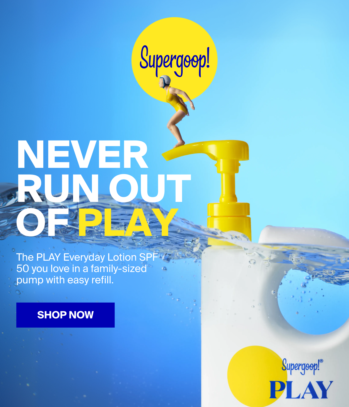 PLAY Everyday Lotion Pump SPF 50
