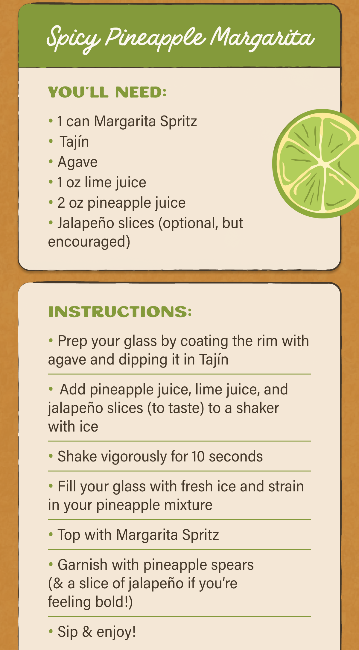 Spicy Pineapple Margarita Recipe & Instructions