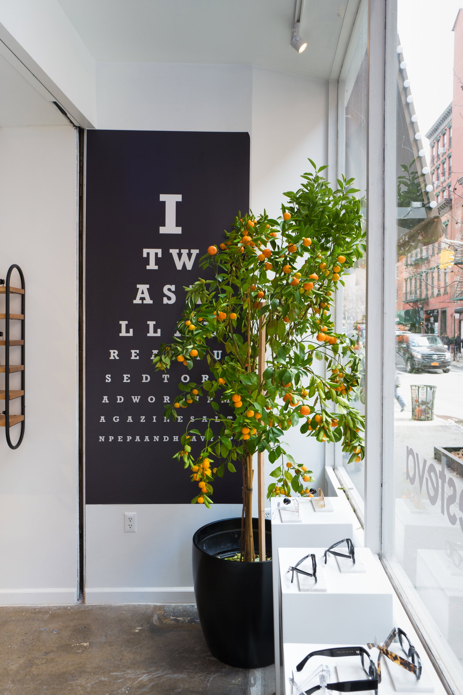 An interior shot of the Prince St store