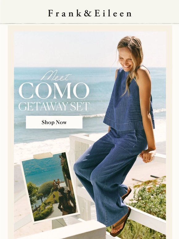 JUST LANDED: Como Getaway Set