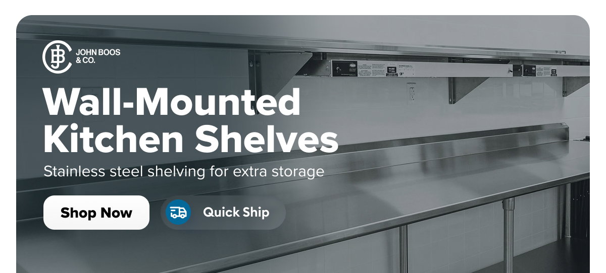 John Boos Kitchen Wall-mounted Shelves