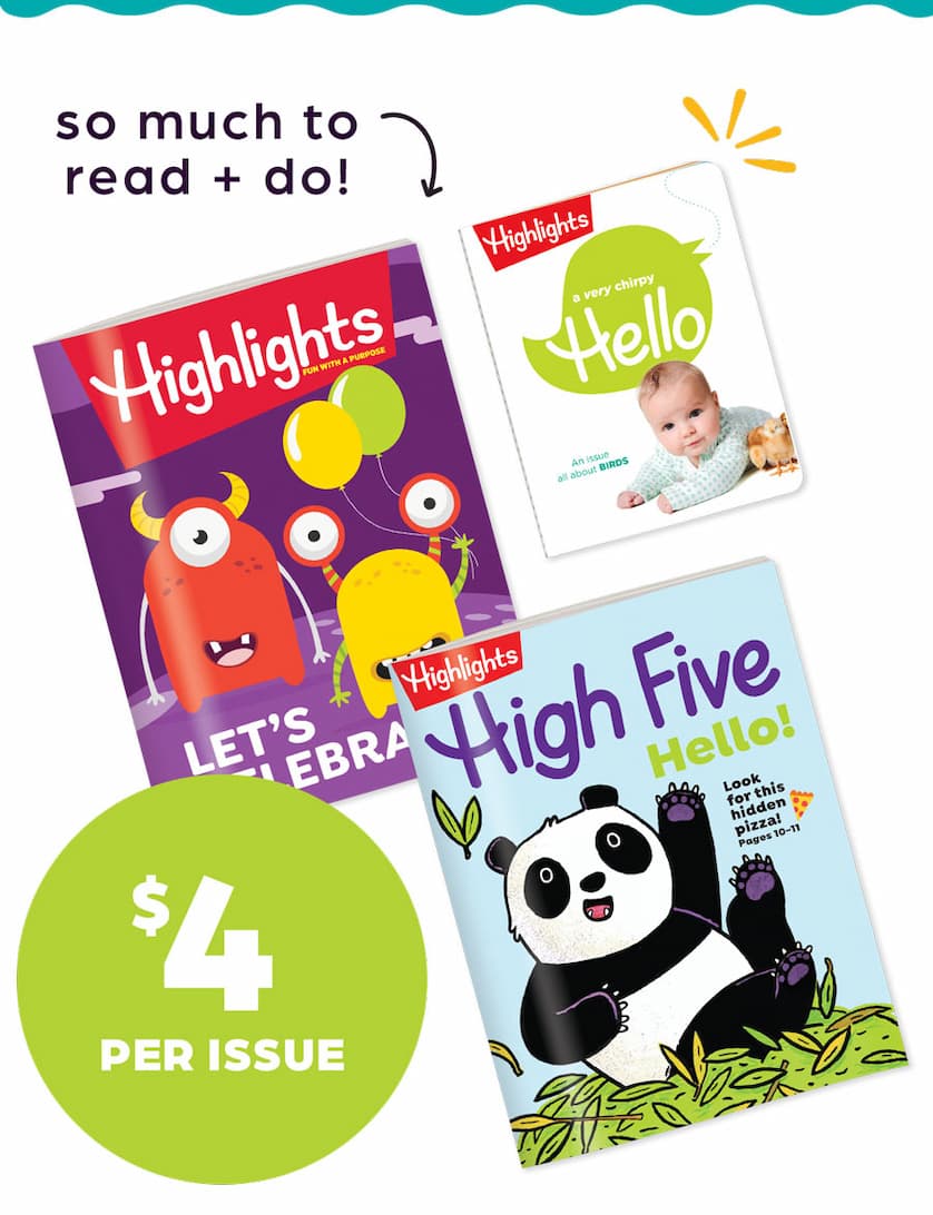 Magazines from Highlights: So Much to Read and Do! Only $4 Per Issue.