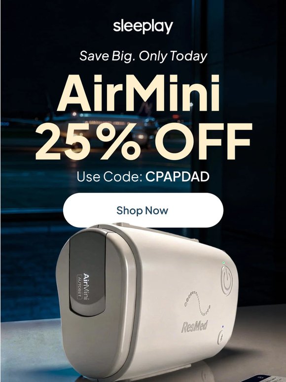AirMini is 25% off ! ✈️