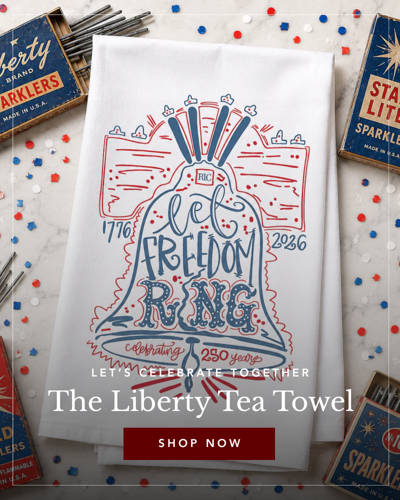 Let freedom ring in your kitchen: The Liberty Tea Towel