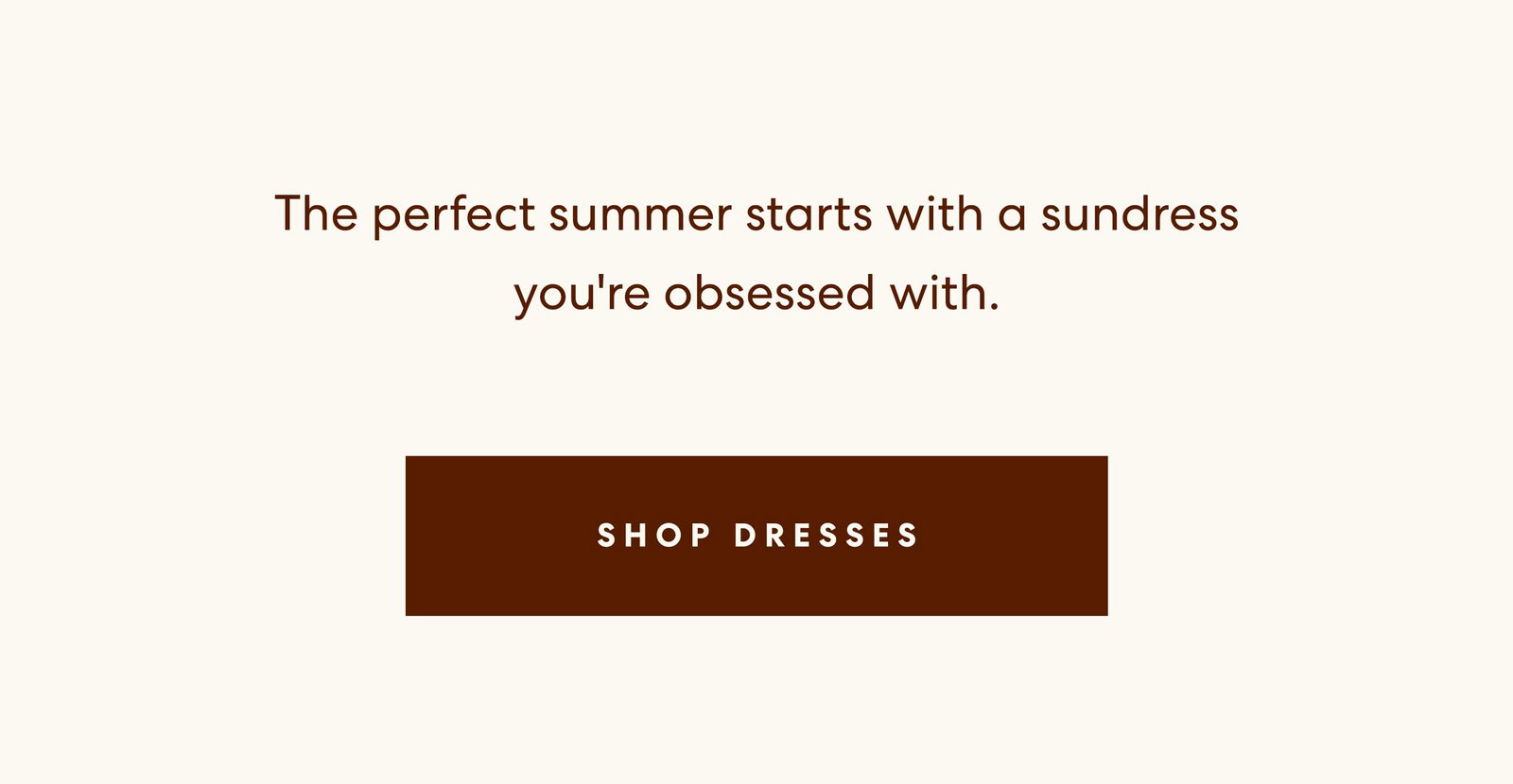 The perfect summer starts with a sundress you're obsessed with 