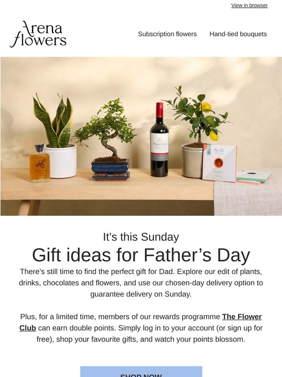 Gift ideas for Father's Day