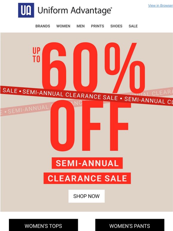 Up to 60% Off 🏷️ Semi-Annual Clearance Must-Haves