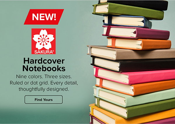 Sakura Hardcover Notebooks