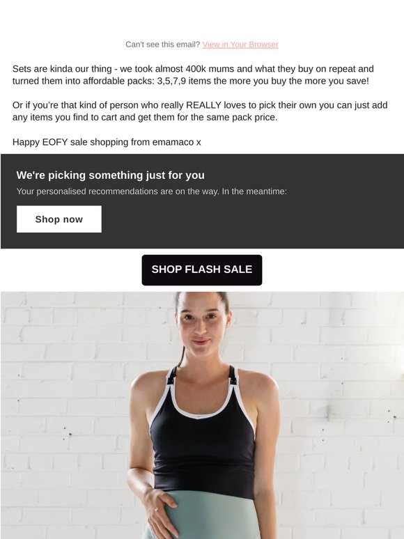 Mum sets: 5 pieces for the price of 1 EOFY sale!