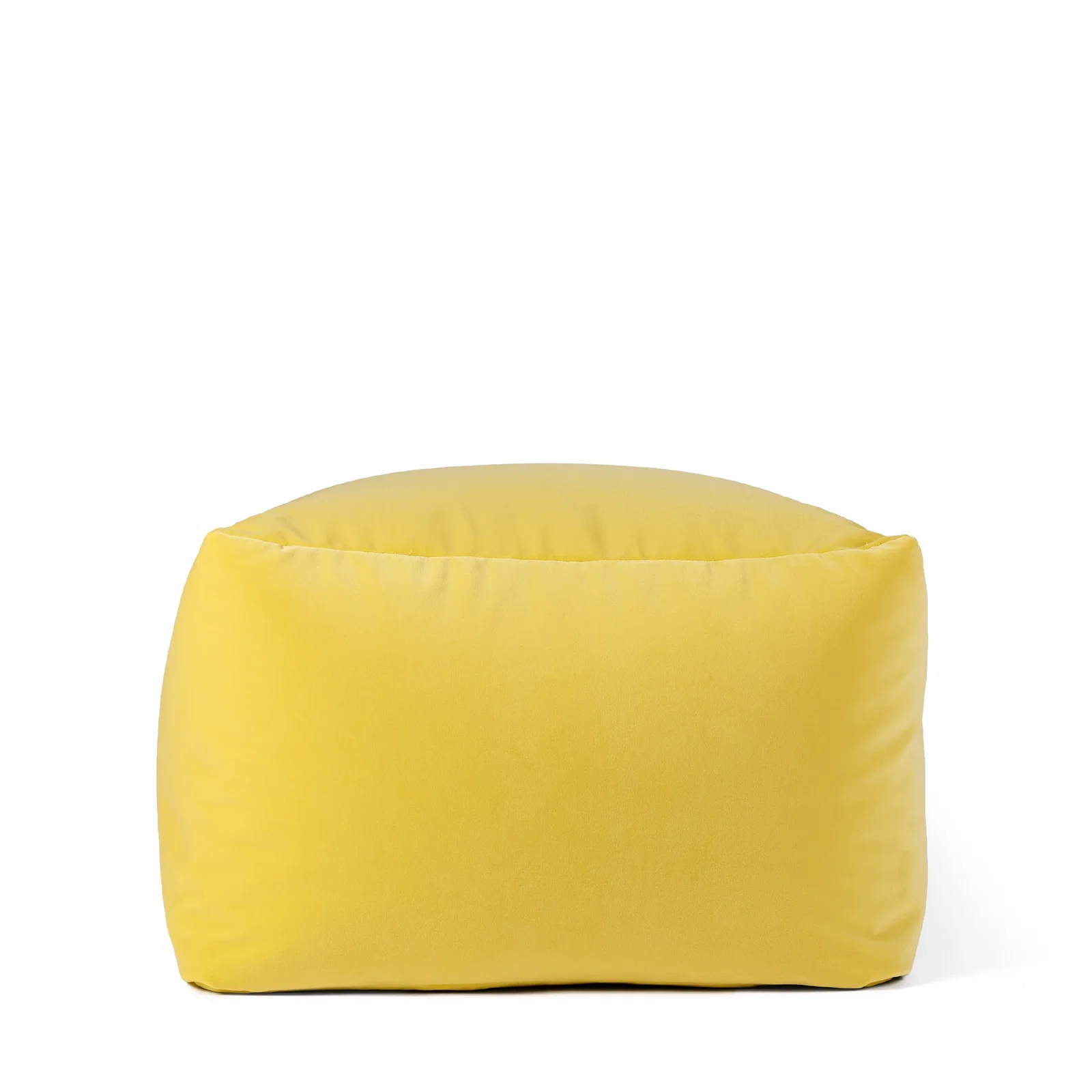 Image of Otto Pouffe Duro Velvet Ochre
