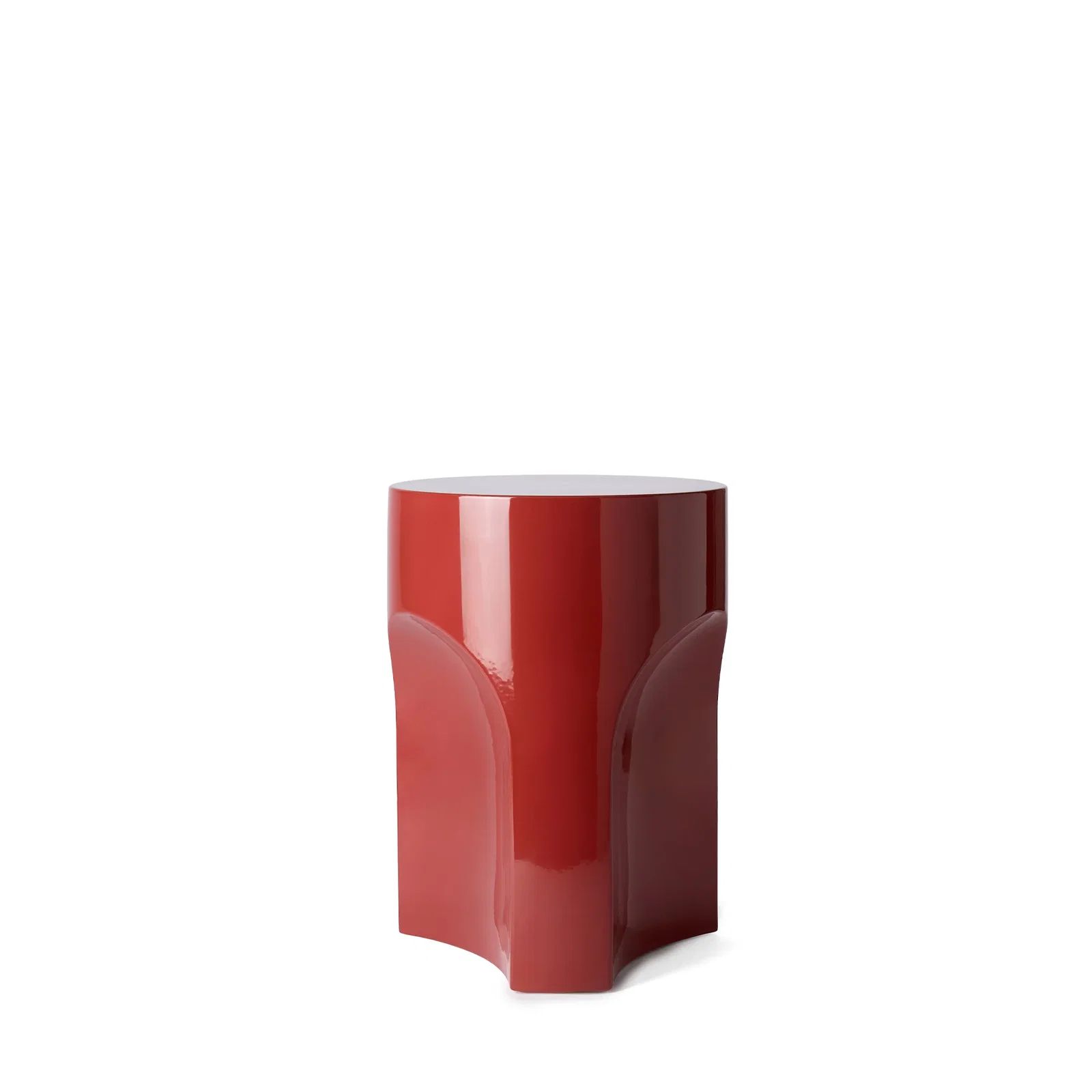 Image of Doric Side Table Red