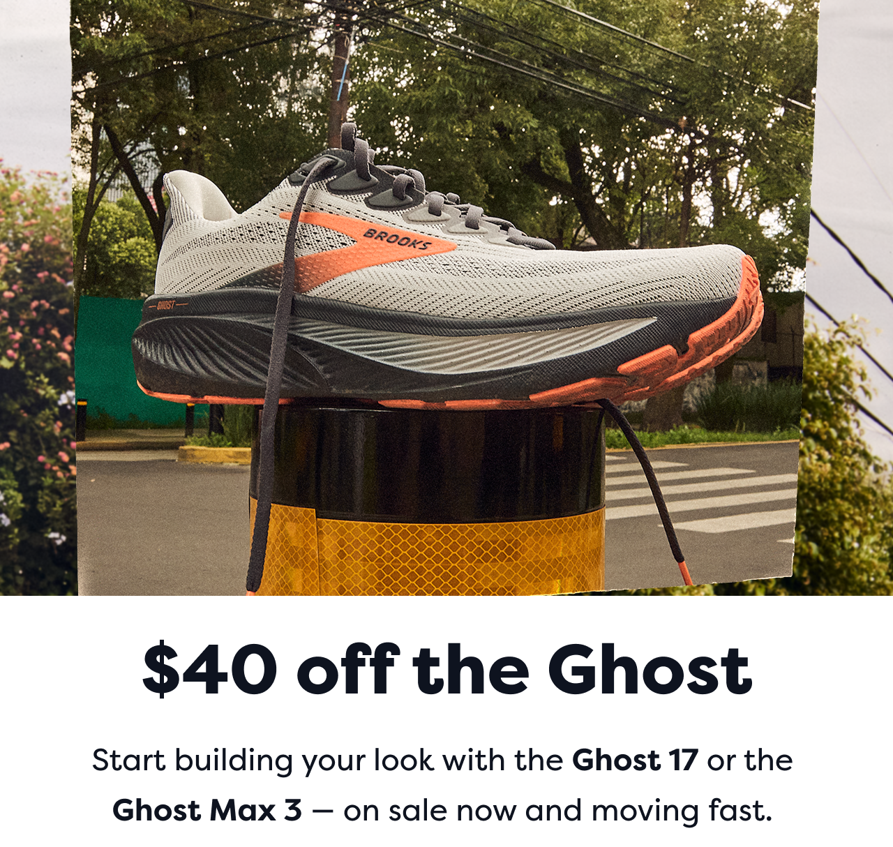 $40 off the Ghost | Start building your look with the Ghost 17 or the Ghost Max 3 - on sale now and moving fast.