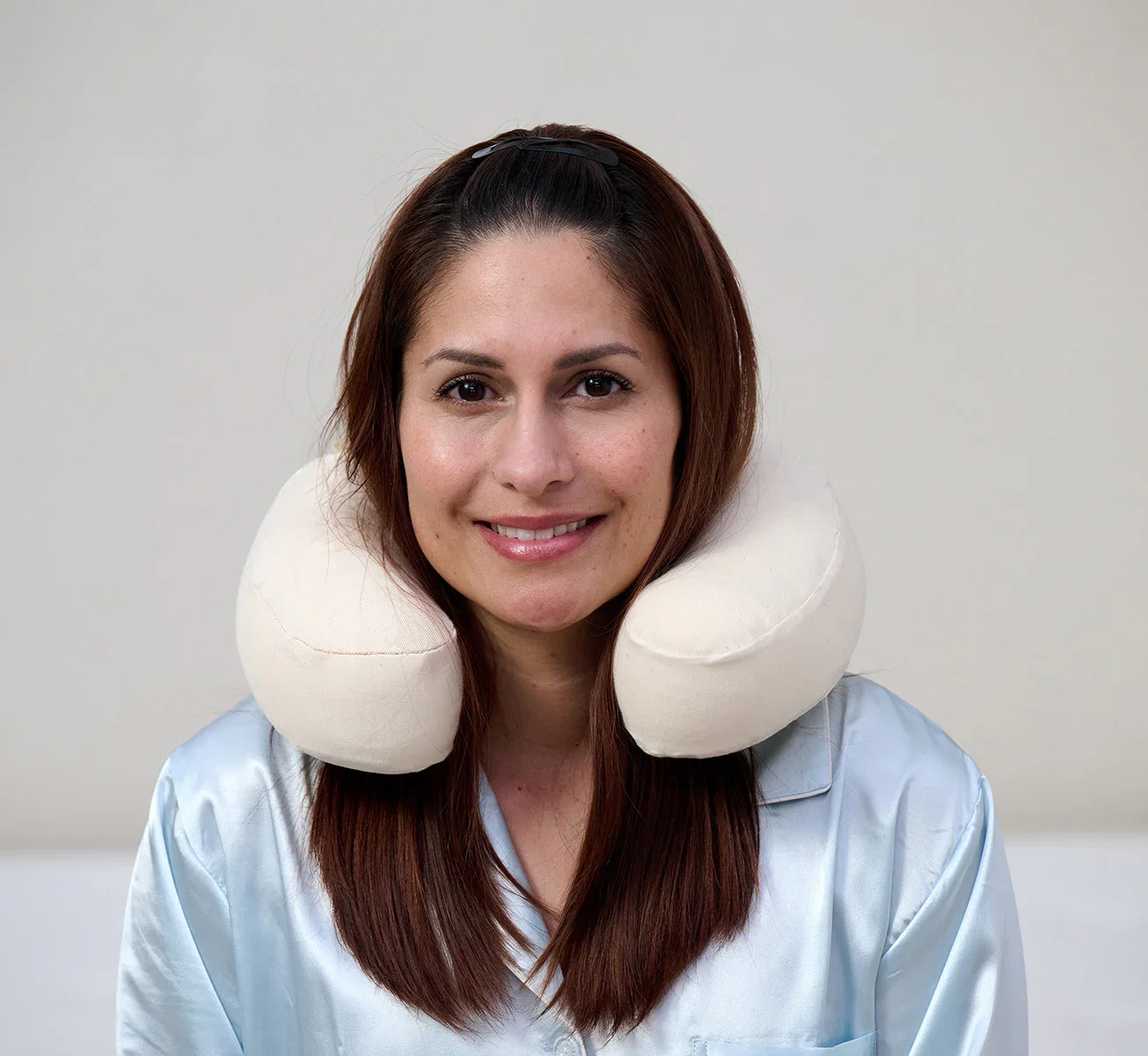 Image of Organic Latex Travel Neck Pillow