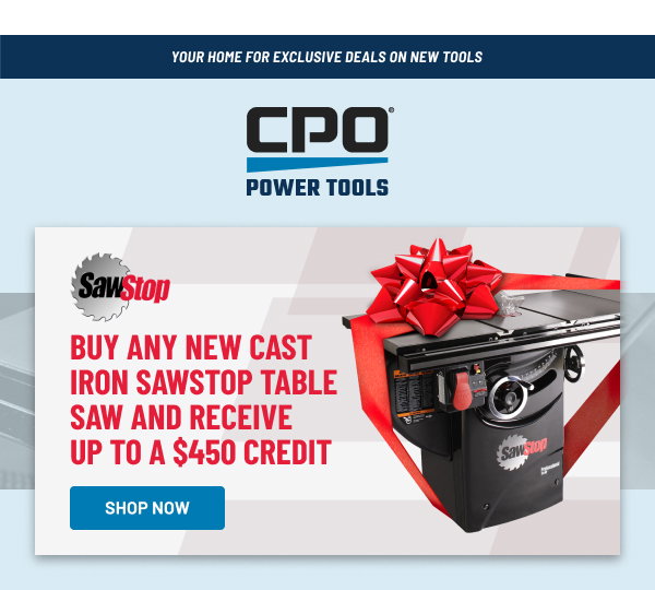 Sawstop BOGO