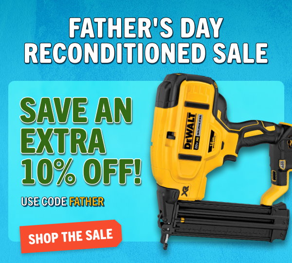 10% off Reconditioned Tools
