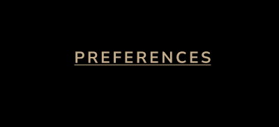 Manage Preferences