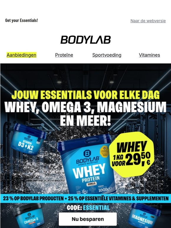 Eén code. Drie voordelen.