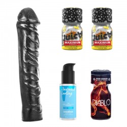 Pack Poppers Fantásticos - Sensações intensas com lubrificante e dildo