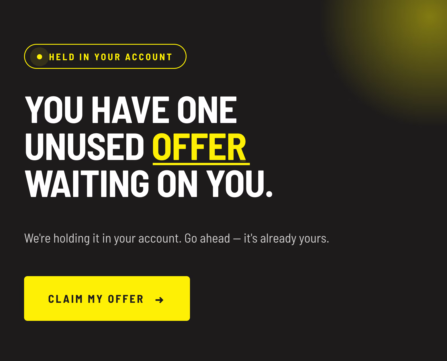 Claim My Offer